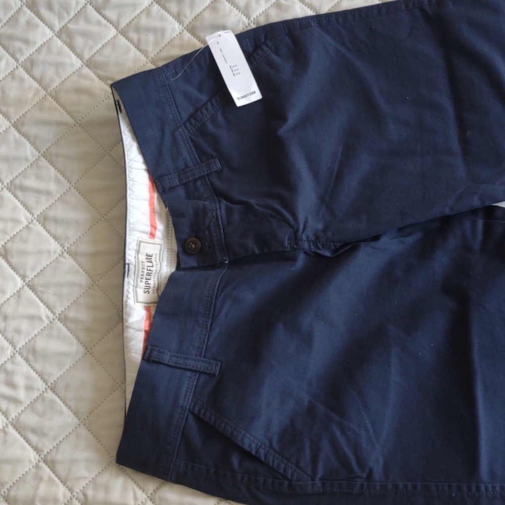 Superflare Khaki Navy Blue 2 Petite